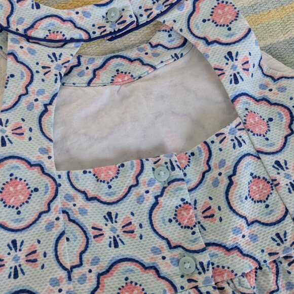 ⭐ Janie & Jack pastels peplum flounce tank top size 6 - Picture 5 of 8